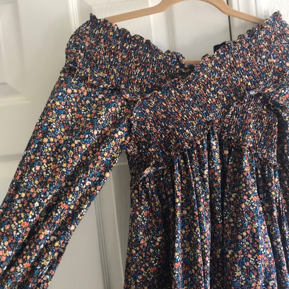 Off the shoulder floral dress